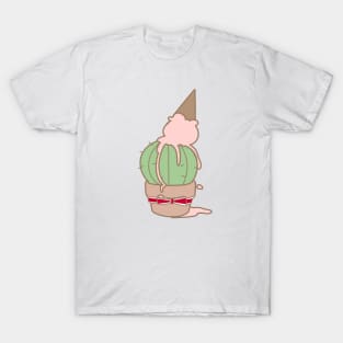 Cute ice cream on a cactus T-Shirt